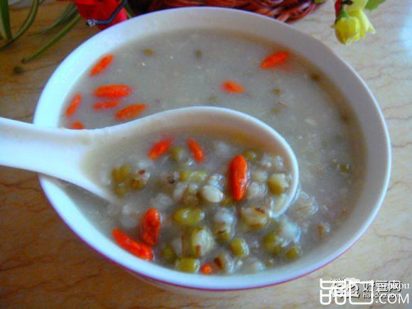 米仁绿豆粥