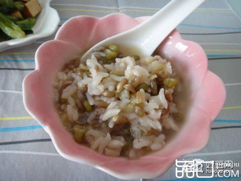 绿米绿豆粥