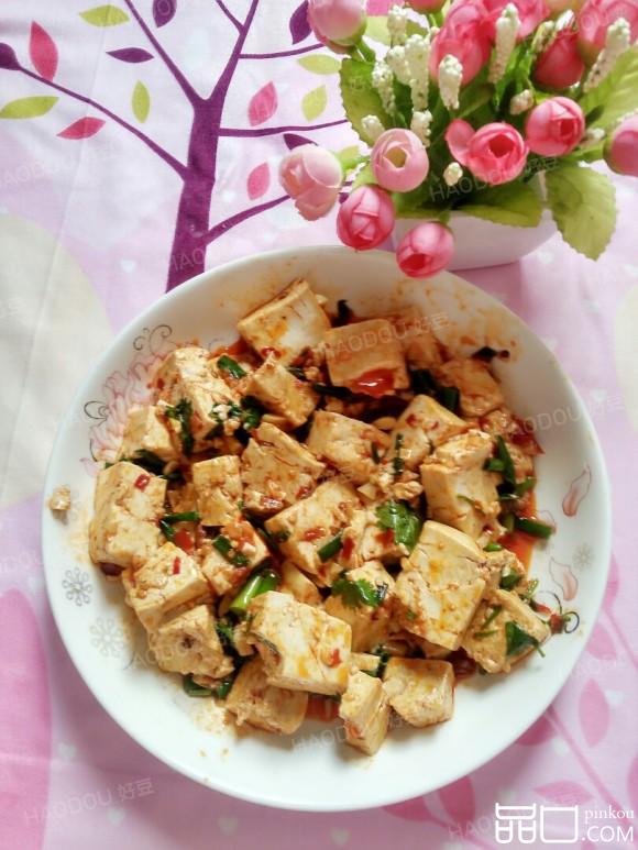 豆瓣酱炒豆腐