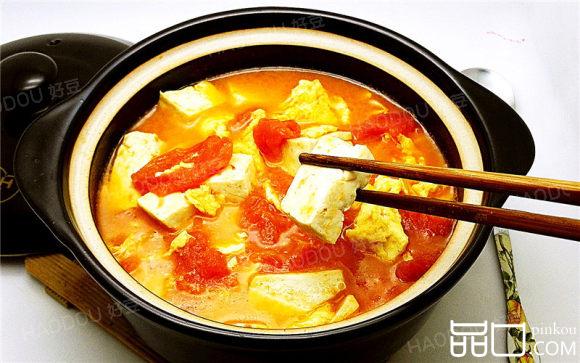 蕃茄豆腐煲