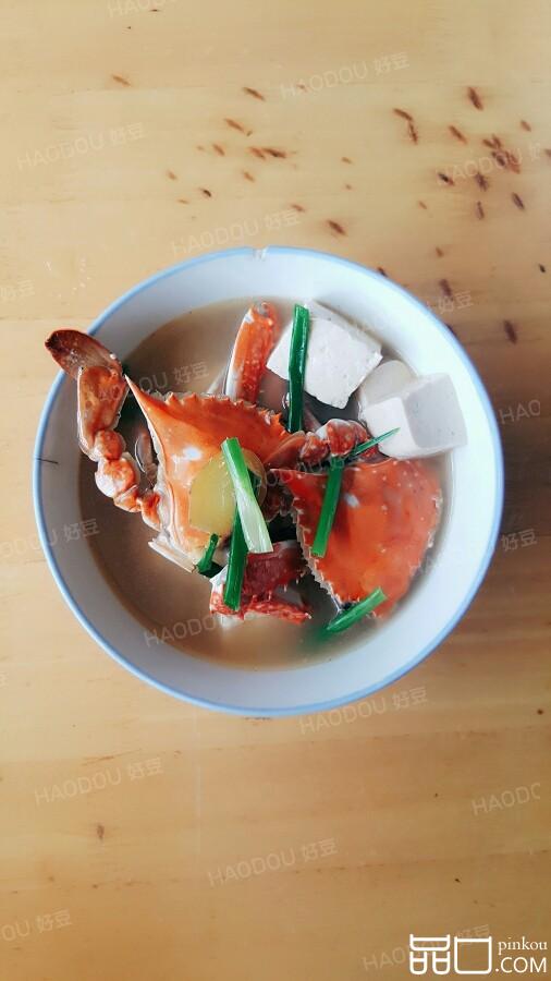 螃蟹炖豆腐