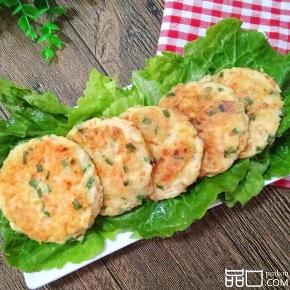 虾仁豆腐饼