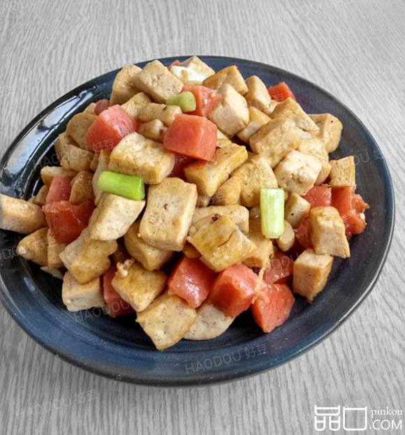 小炒豆腐丹麦肠