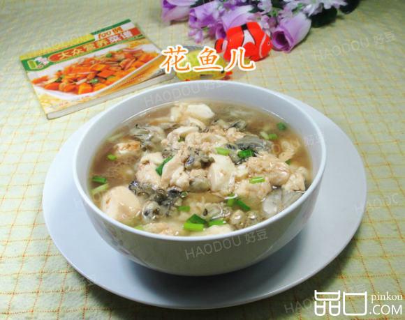牡蛎煮豆腐