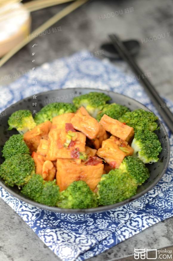 西蓝花烧豆腐