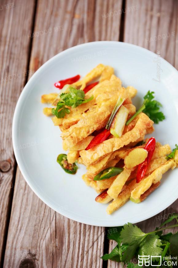 干煸油炸豆腐