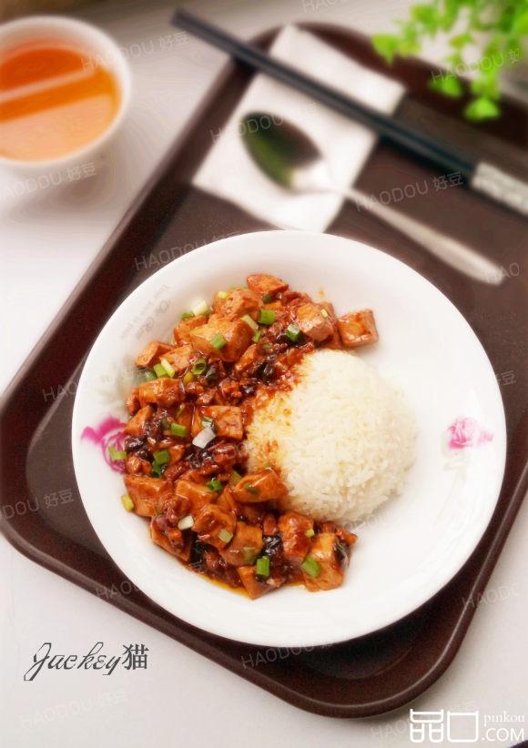 肉末豆腐盖浇饭