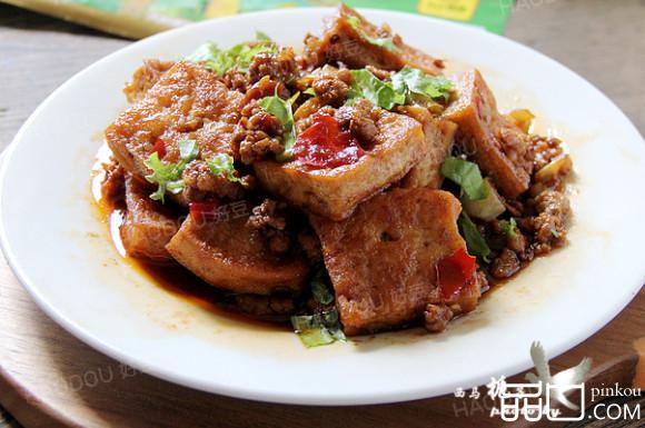 鱼香肉沫烧豆腐