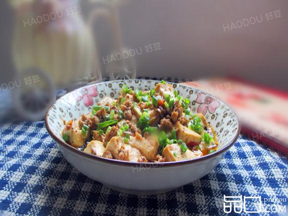 肉末烧嫩豆腐
