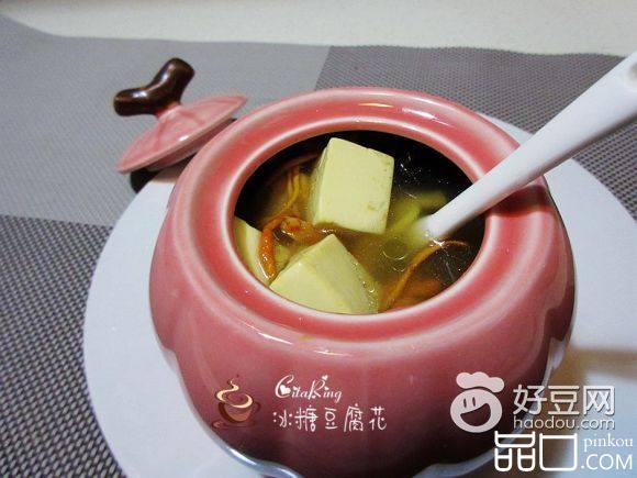 响螺肉片虫草花豆腐汤