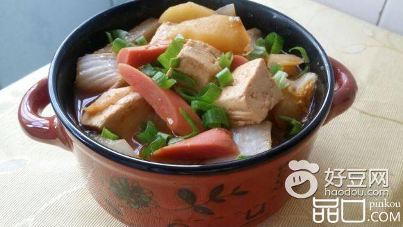 白菜土豆豆腐