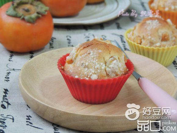 甜柿玛芬蛋糕