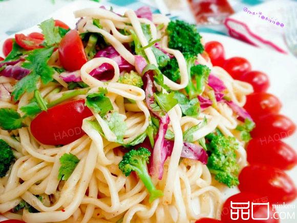 沙拉汁拌面