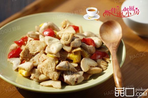 菱角炒鸡片