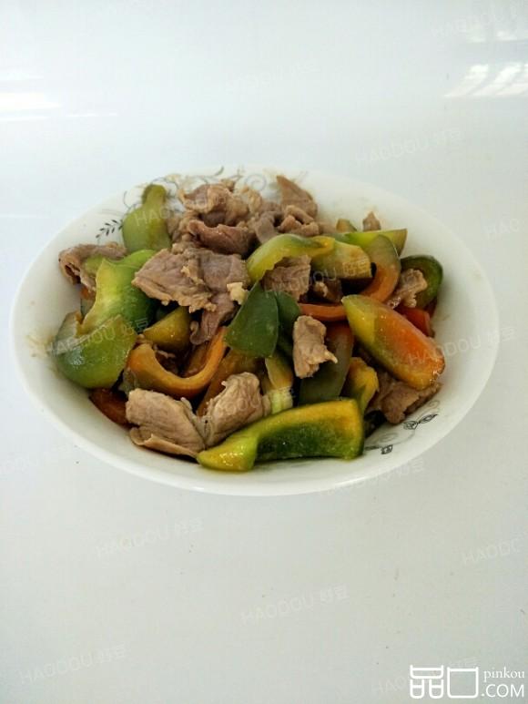 瘦肉炒菜椒