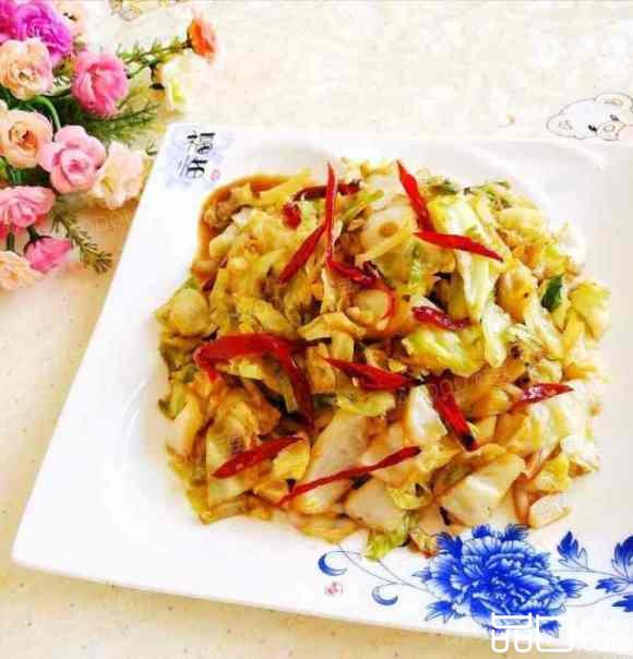 香辣干煸包菜