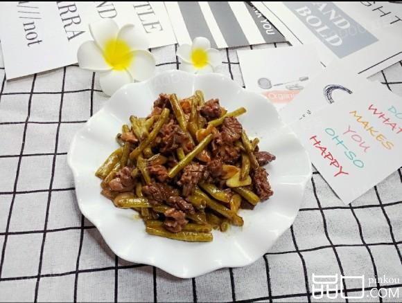 鸡胗炒酸豆角