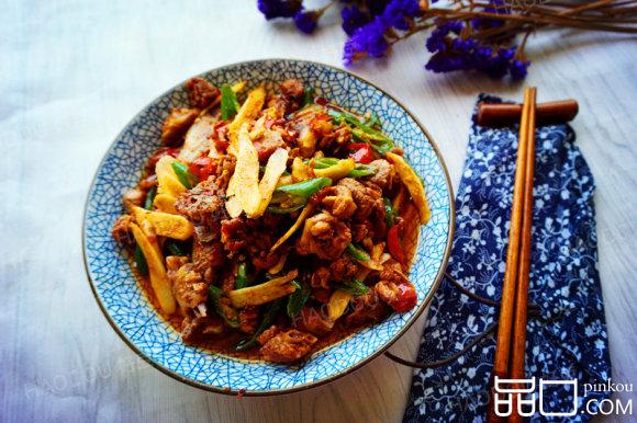 子姜爆鸭