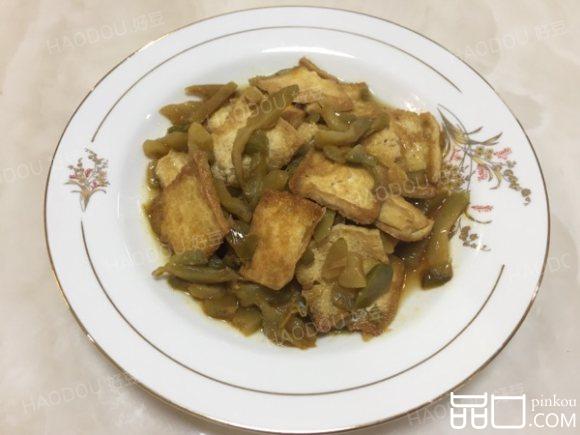 榨菜炒煎豆腐