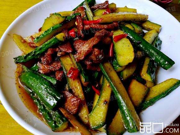 肉片黄瓜条