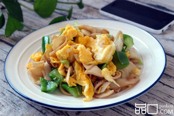 杏鲍菇炒鸡蛋