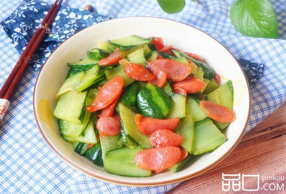黄瓜炒腊肠