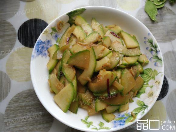 西葫芦炒虾皮