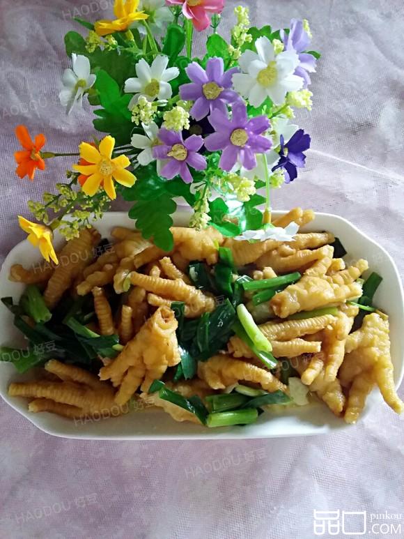 香葱炒鸡爪