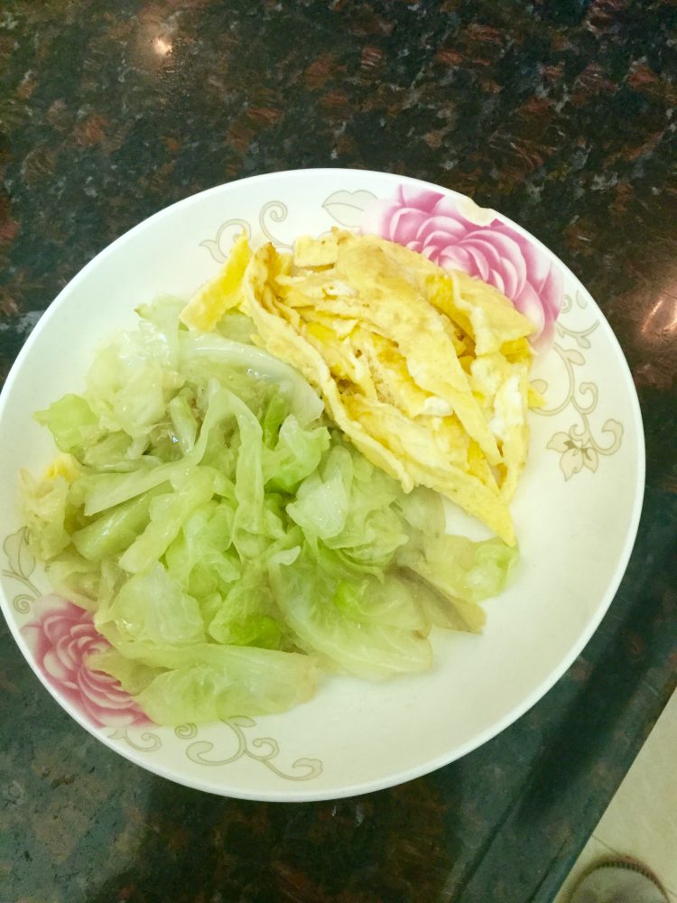 包菜鸡蛋面步骤11