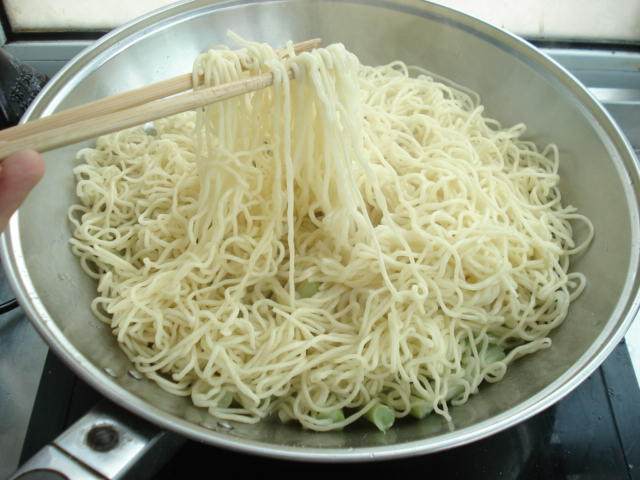 豆角素焖面步骤5