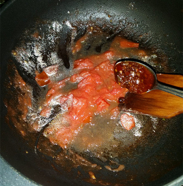番茄野猪肉酱拌面步骤5