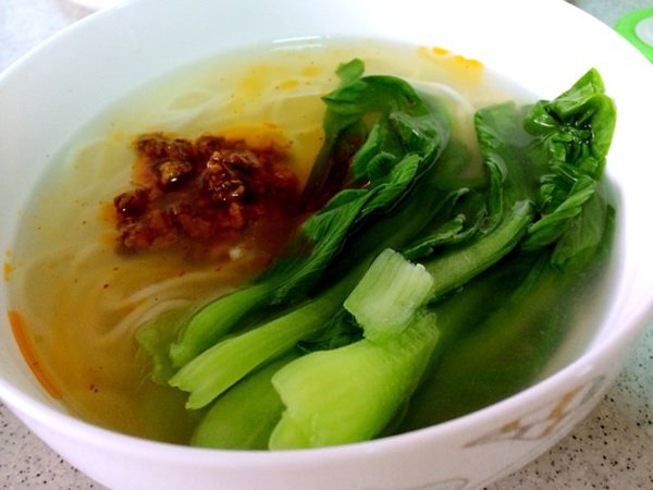 青菜肉酱面步骤4