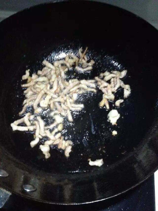 雪菜肉丝面步骤2