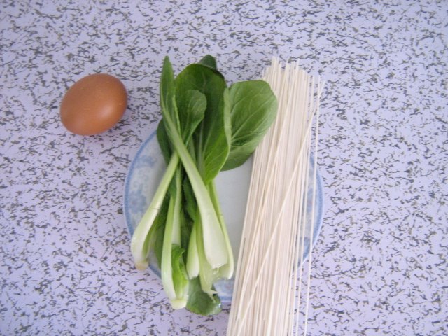 油菜面条步骤1