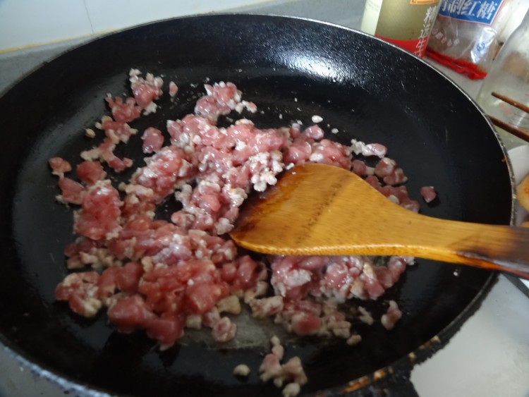 鸡块肉末面步骤8
