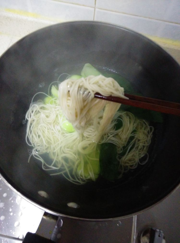 青菜面条步骤9