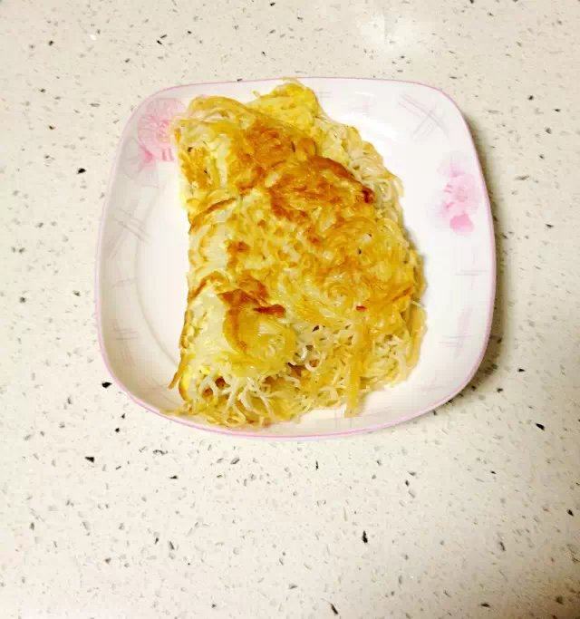 面条煎饼步骤6