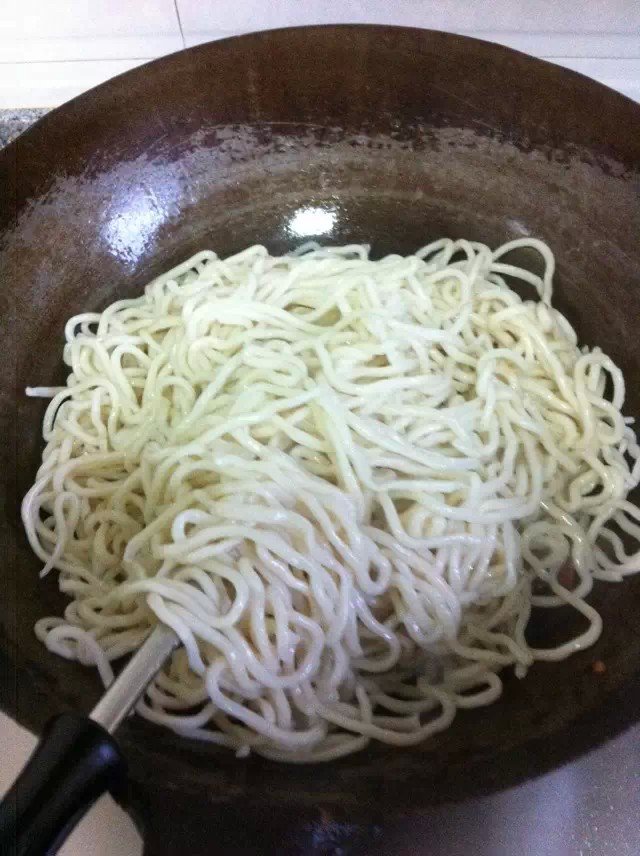 香干炒面步骤5