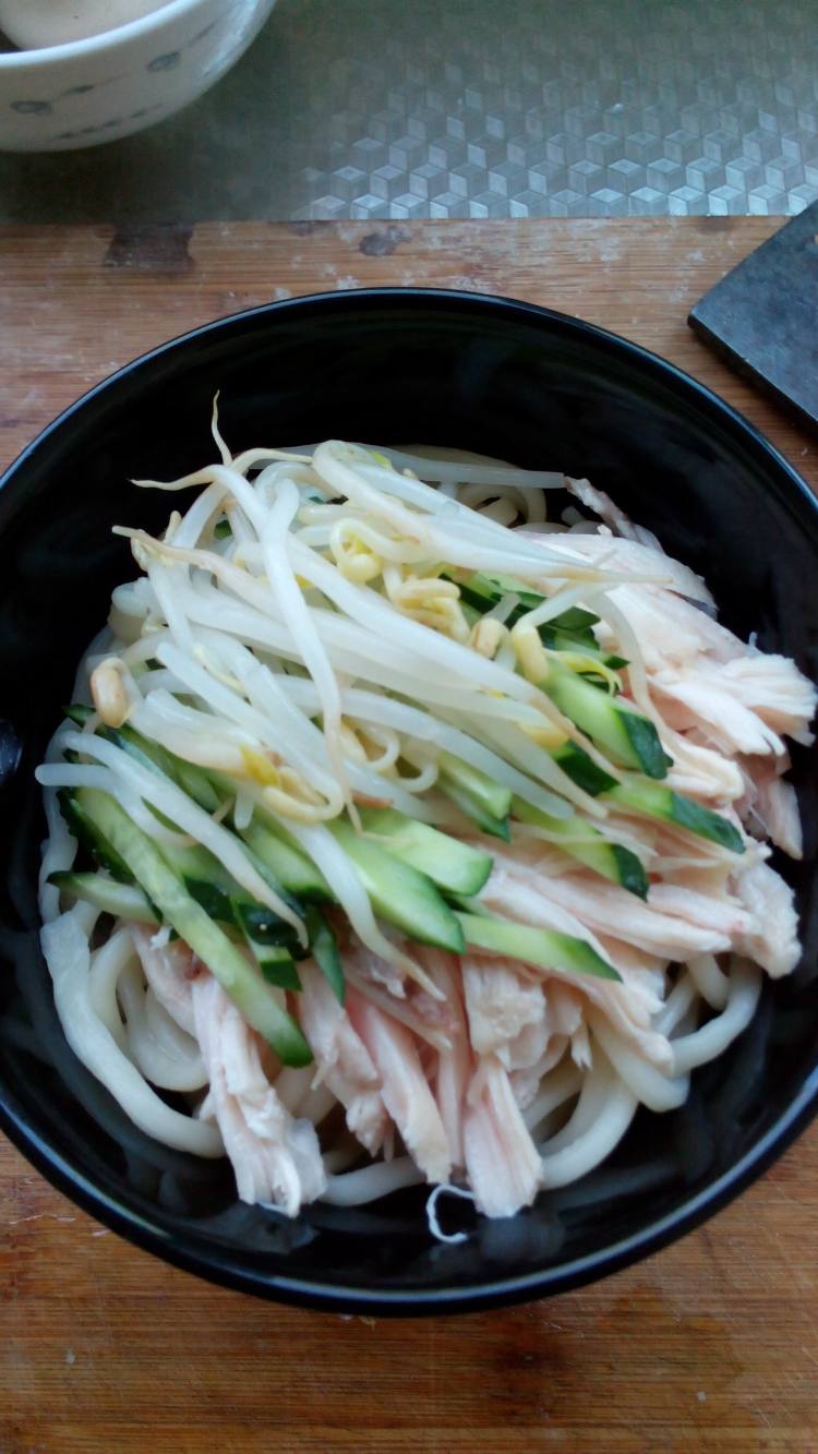 麻酱鸡丝凉面步骤20
