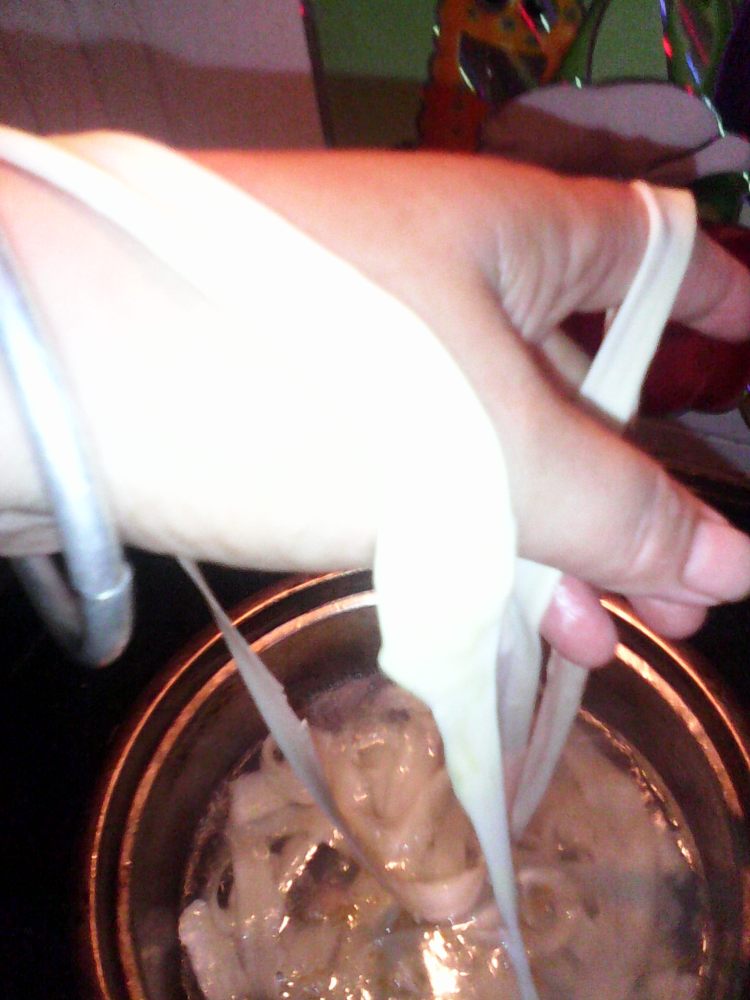 丝瓜虾皮鸡蛋扯面步骤17