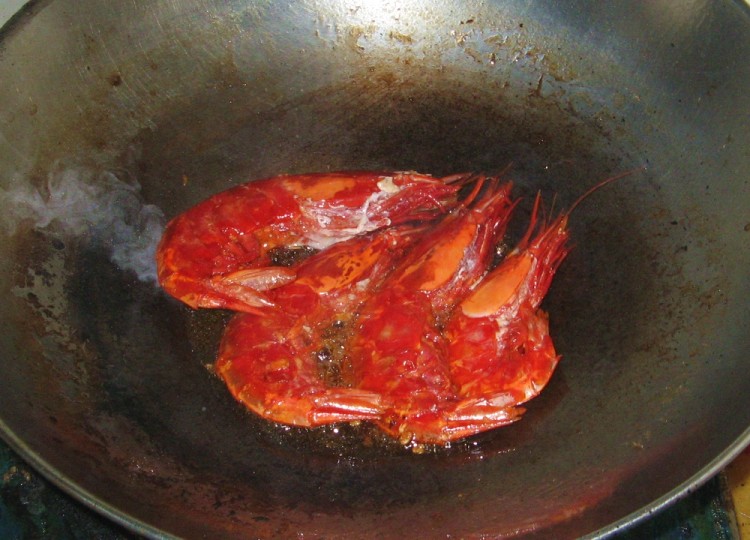 莫桑比克海红虾大面步骤4