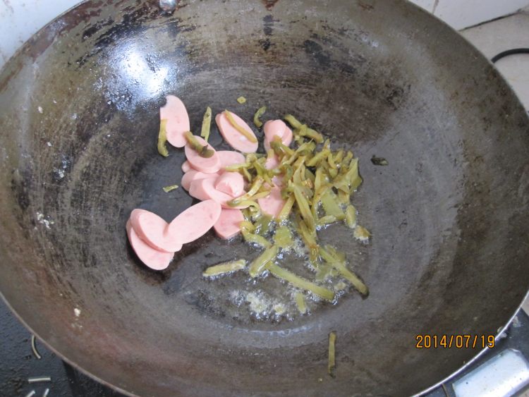 榨菜火腿面步骤5