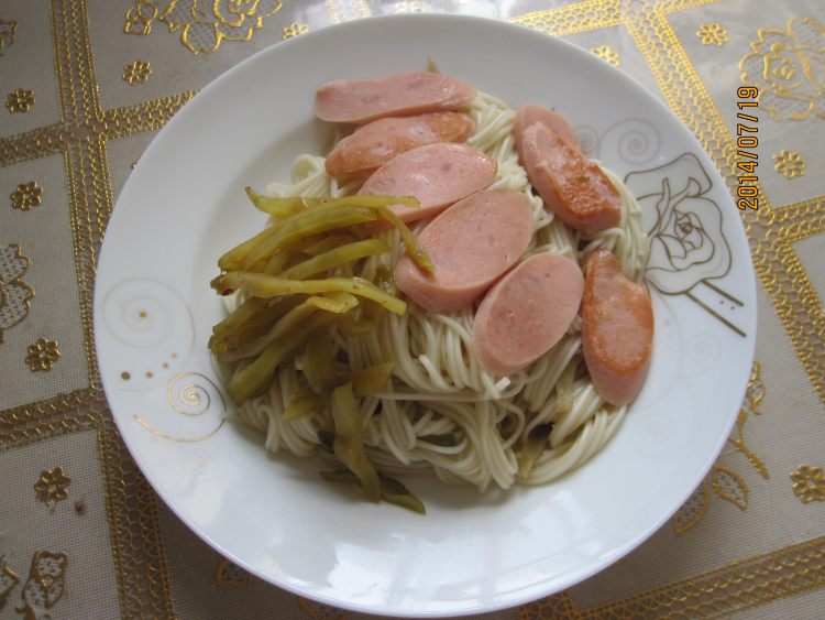 榨菜火腿面步骤10