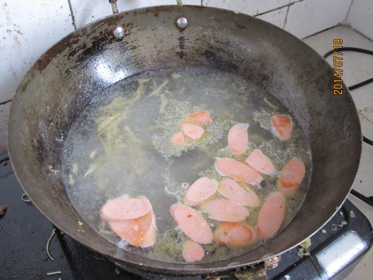 榨菜火腿面步骤7