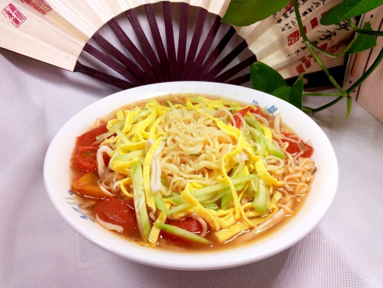 蛋丝泡面步骤10