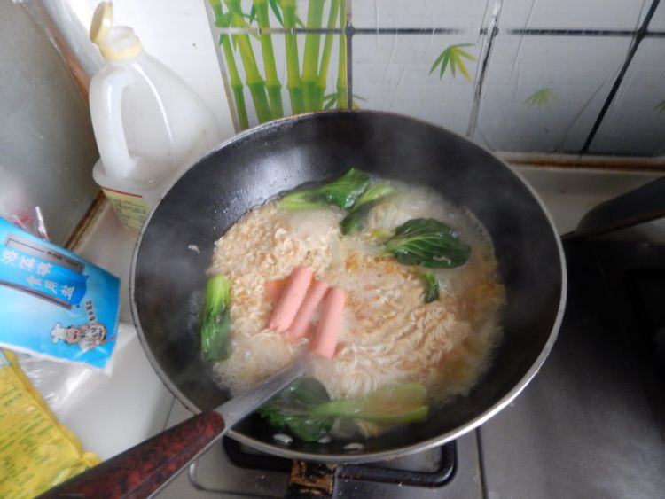 青菜火腿面步骤13