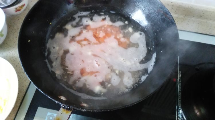 青菜鸡蛋方便面条步骤4