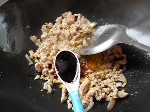豆角肉酱拌面步骤11