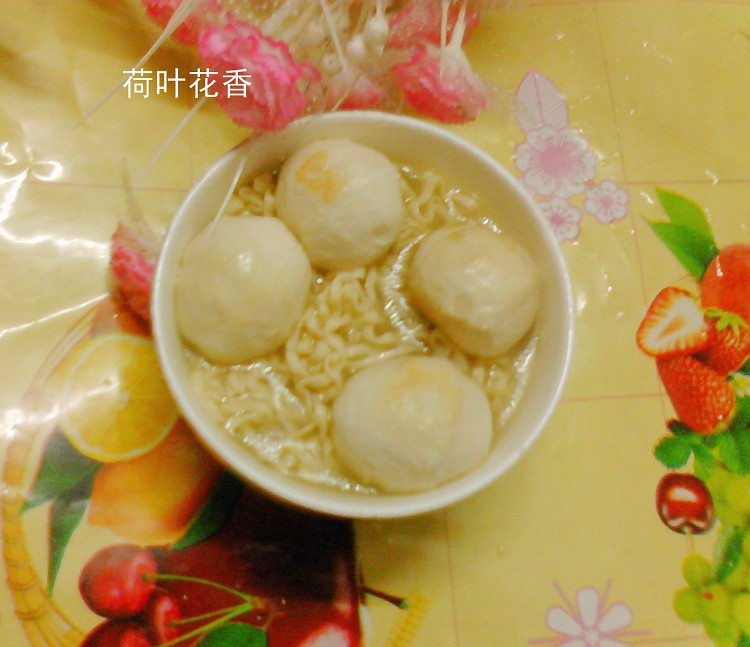 鱼丸方便面步骤5