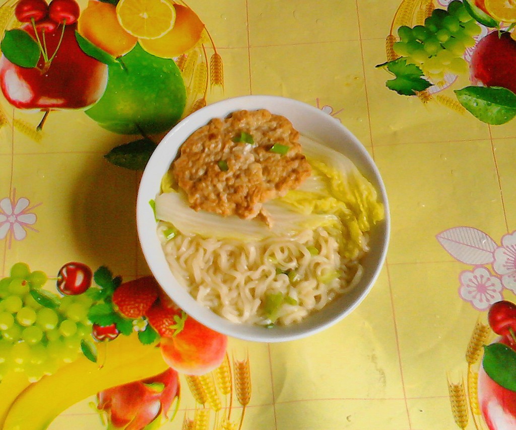 肉饼面步骤7